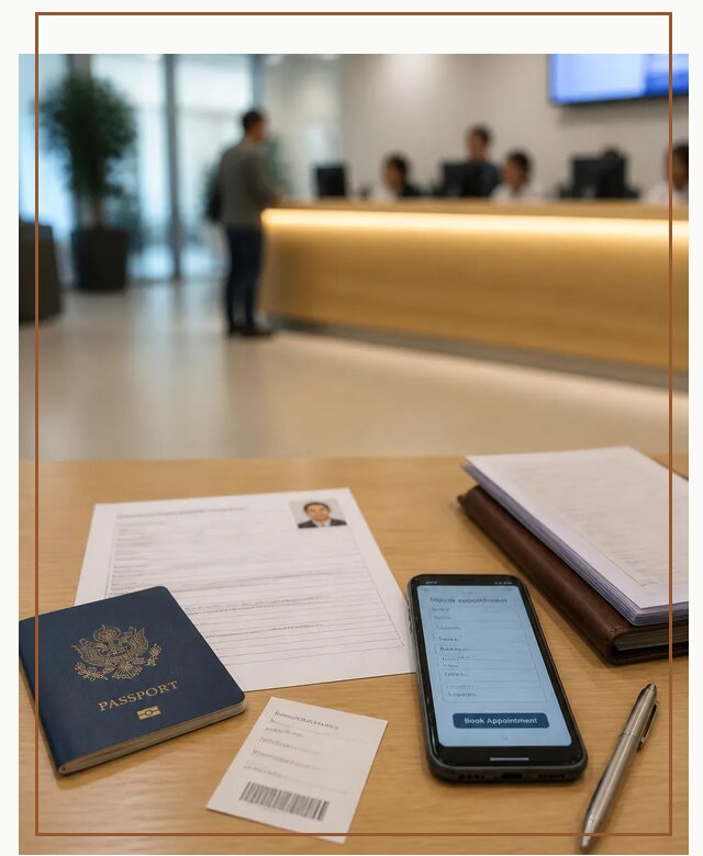 Запись в визовый центр в Симферополе для подачи документов