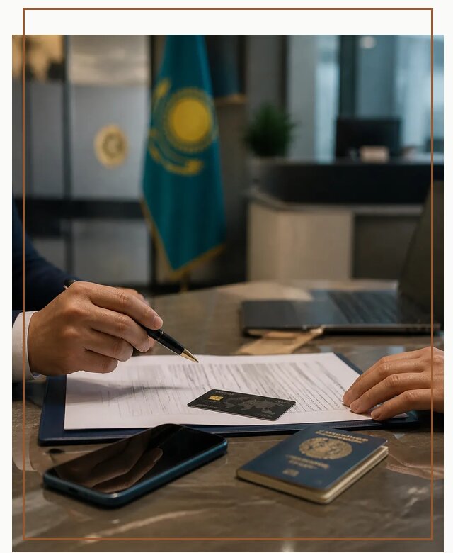 Открытие счета и банковской карты в Казахстане в Симферополе